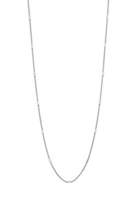 14K White Gold Bony Levy Segmented Wheat Chain Necklace 14K White Gold Bony Levy Segmented Wheat Chain Necklace
