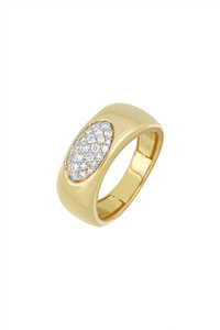 18K Yellow Gold Diamond Kiera Stackable Ring 18K Yellow Gold Diamond Kiera Stackable Ring