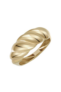 14K Yellow Gold Bony Levy Scallop Stackable Ring 14K Yellow Gold Bony Levy Scallop Stackable Ring