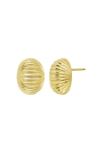 14K Yellow Gold Bony Levy Chunk Textured Stud Earrings 14K Yellow Gold Bony Levy Chunk Textured Stud Earrings