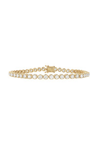 18K Yellow Gold Diamond Audrey Tennis Bracelet 18K Yellow Gold Diamond Audrey Tennis Bracelet