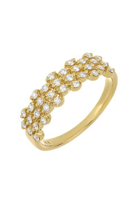 18K Yellow Gold Diamond Rita Statement Ring 18K Yellow Gold Diamond Rita Statement Ring