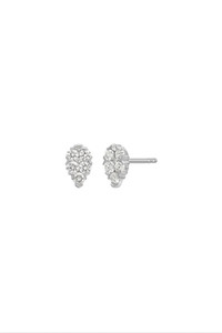 18K White Gold Diamond Mika Stud Earrings 18K White Gold Diamond Mika Stud Earrings
