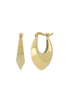 14K KIERA HOOP EARRINGS