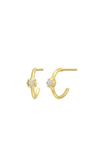 MONACO YG HOOP EARRINGS