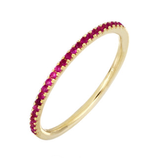 RUBY STACKABLE RING