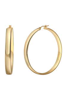 14K CLASSIC HOOPS YG