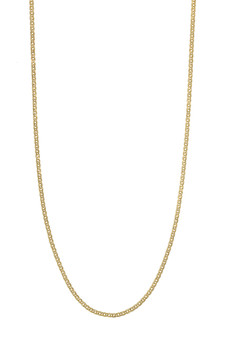 BLG 14K DOUBLE CURB NECKLACE