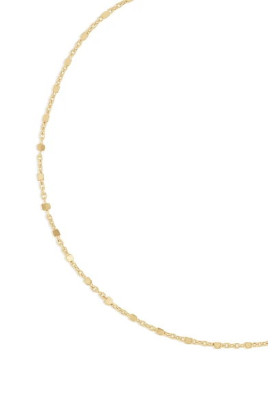 14K Yellow Gold Bony Levy Cube Station Bracelet
