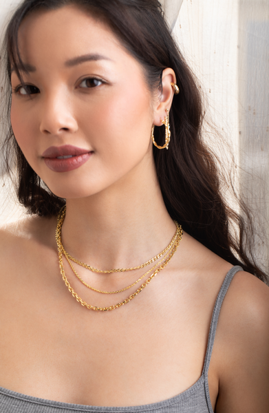 14K Yellow Gold Bony Levy Chain Necklace 