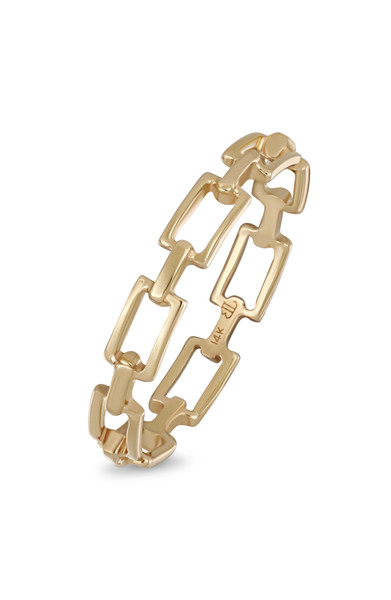 14K Yellow Gold Bony Levy Stackable Link Ring