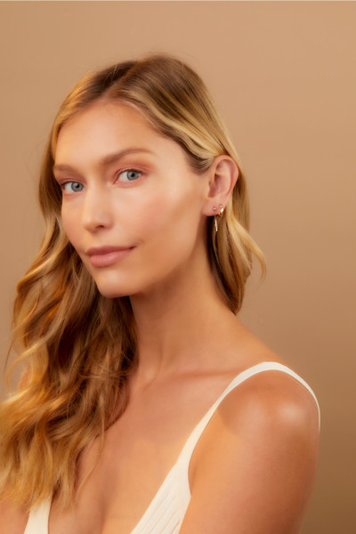 14K Yellow Gold Bony Levy Double Bar Drop Earrings