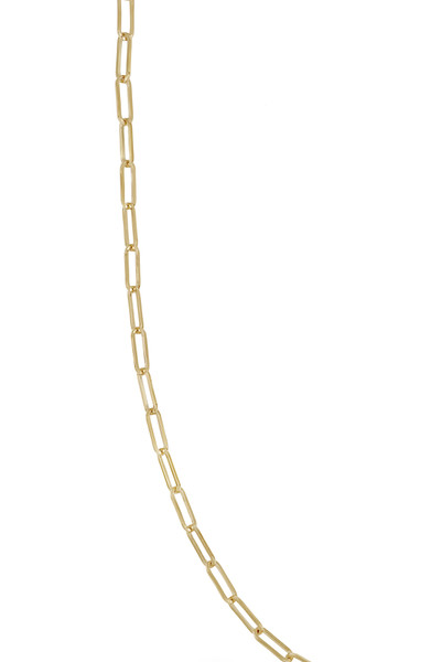 14K Yellow Gold Ofira Paperclip Link Chain Necklace