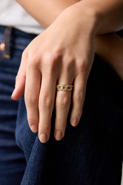 18K Yellow Gold Diamond Varda Ring