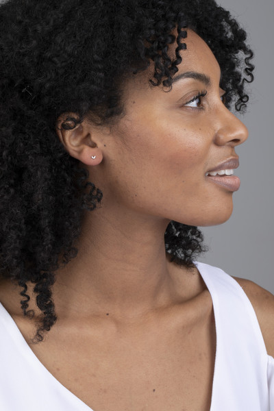 18K White Gold Diamond Chevron Stud Earrings 18K White Gold Diamond Chevron Stud Earrings