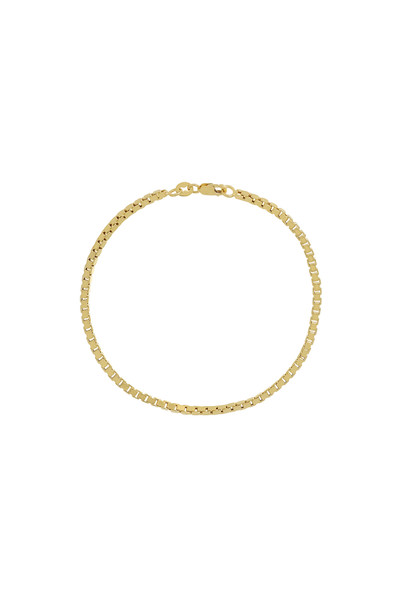 14K Yellow Gold Bony Levy Men's Elegant Chain Bracelet