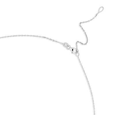 18K White Gold Liora Natural Diamond Heart Pendant Necklace
