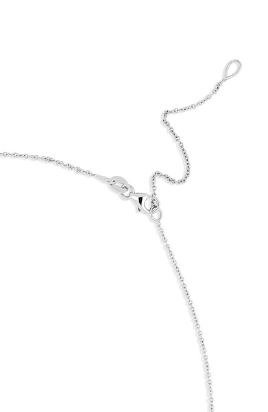 18K White Gold Liora Natural Diamond Heart Pendant Necklace