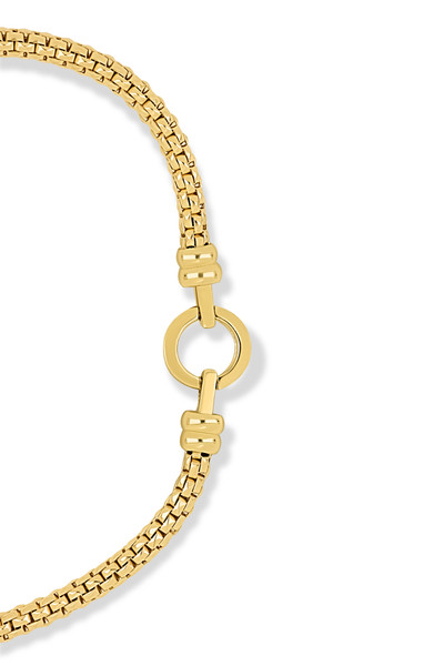 14K Yellow Gold Mesh Stretch Bracelet