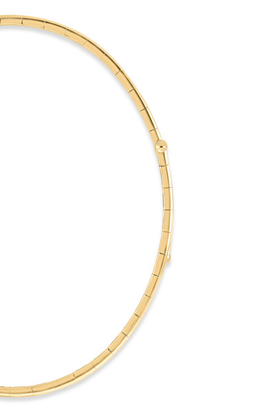 18K Yellow Gold El Mar Emerald Coil Cuff Bracelet