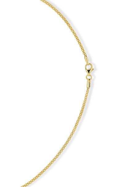 14K Yellow Gold Statement Ball Necklace