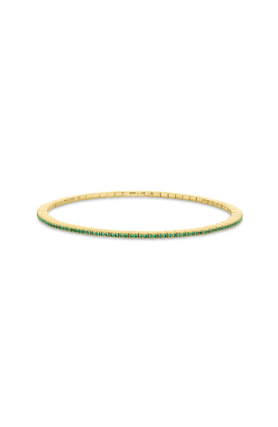 18K Yellow Gold El Mar Emerald Stretch Bracelet