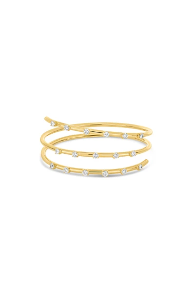 18K Yellow Gold Liora Natural Diamond Coil Bracelet