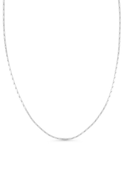 14K White Gold Chain Necklace