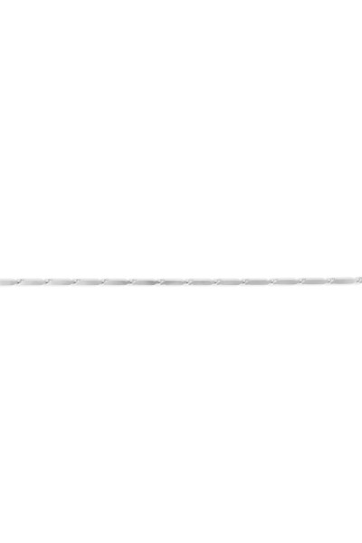 14K White Gold Chain Necklace