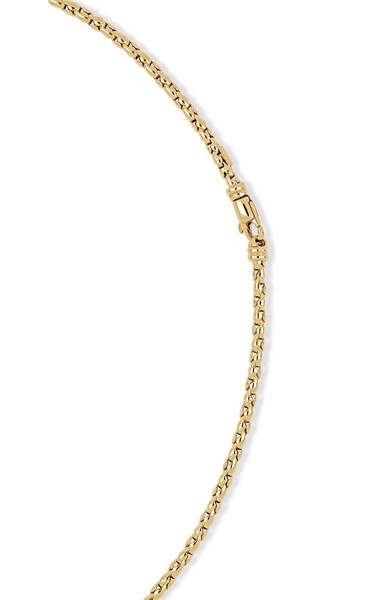 14K Yellow Gold 2.7 Disc Link Chain Necklace