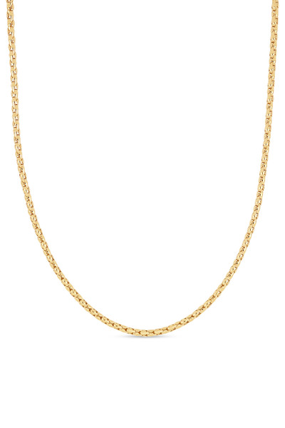 14K Yellow Gold 2.7 Disc Link Chain Necklace