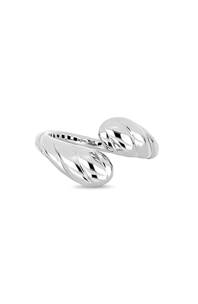 14K White Gold Statement Ring