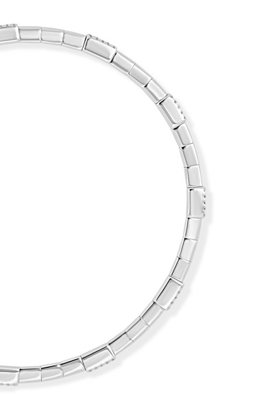 18K White Gold Bardot Natural Diamond Stretch Bracelet