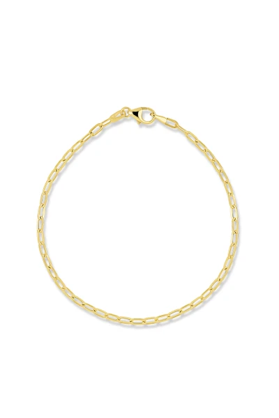 14K Yellow Gold 2.3mm Link Chain Bracelet