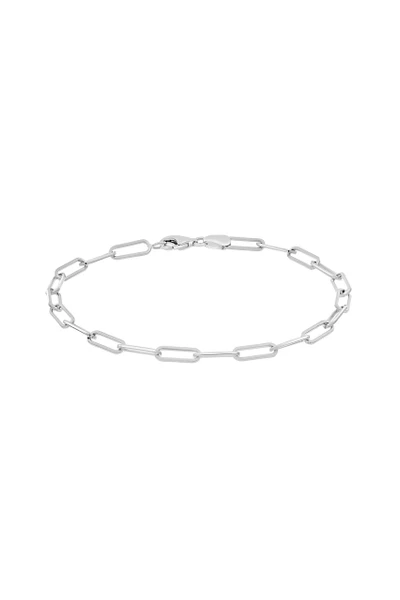 14K White Gold Ofira Rectangular Chain Bracelet