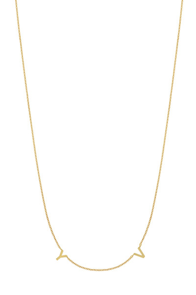 14K Yellow Gold Personalized Necklace 14K Yellow Gold Personalized Necklace