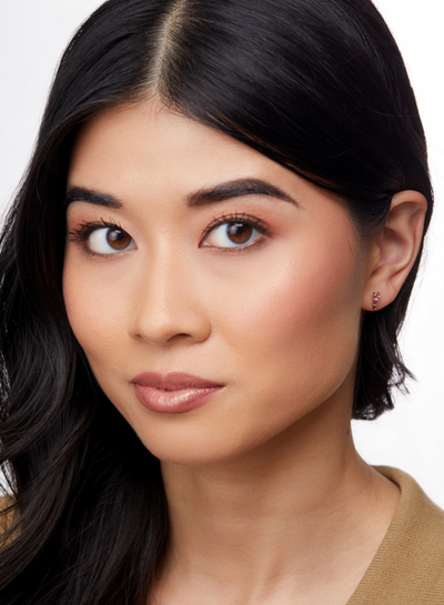 14K Yellow Gold Bony Levy Pink Topaz Stud Earrings