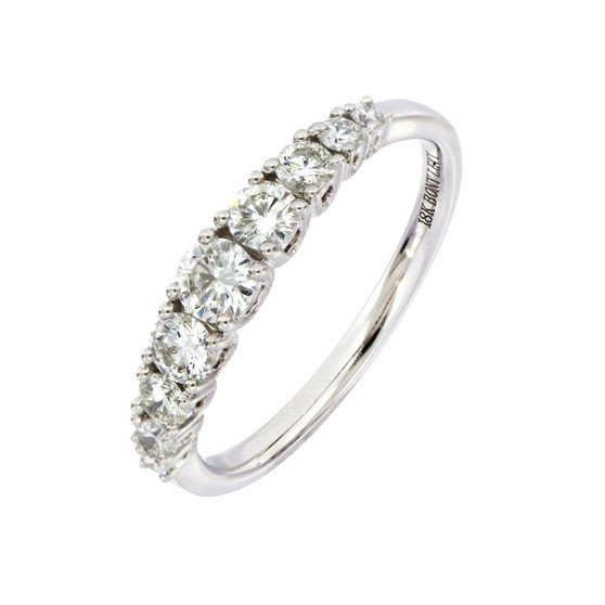 18K DIAMOND RING WG