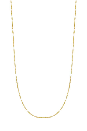 14K TWISTED CHAIN NECKLACE