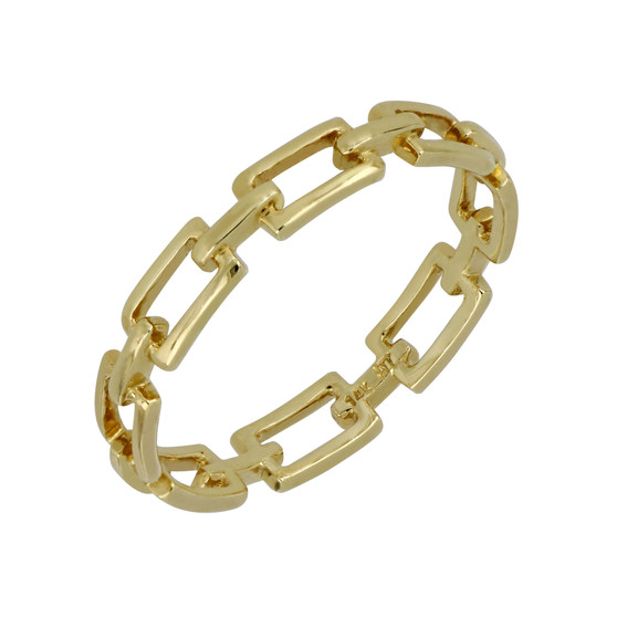 14K LINK STACK RING