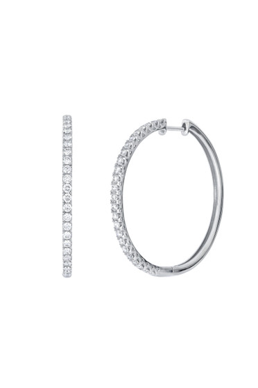 BARDOT DIAMOND HOOPS