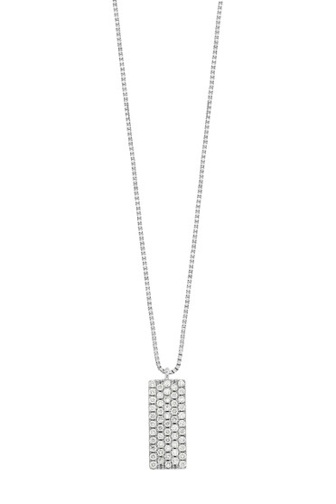 BARDOT DIAMOND PAVE BAR PENDANT NECKLACE