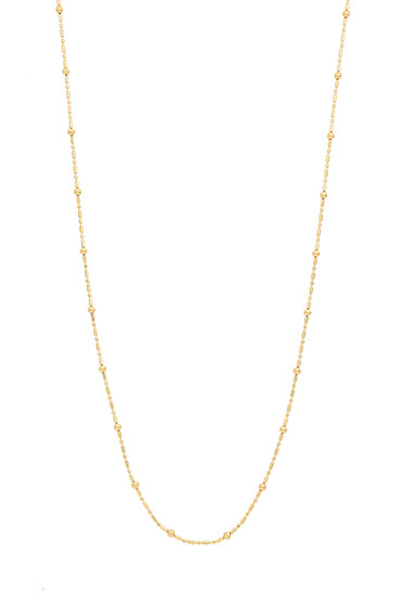 14K BALL CHAIN NECKLACE
