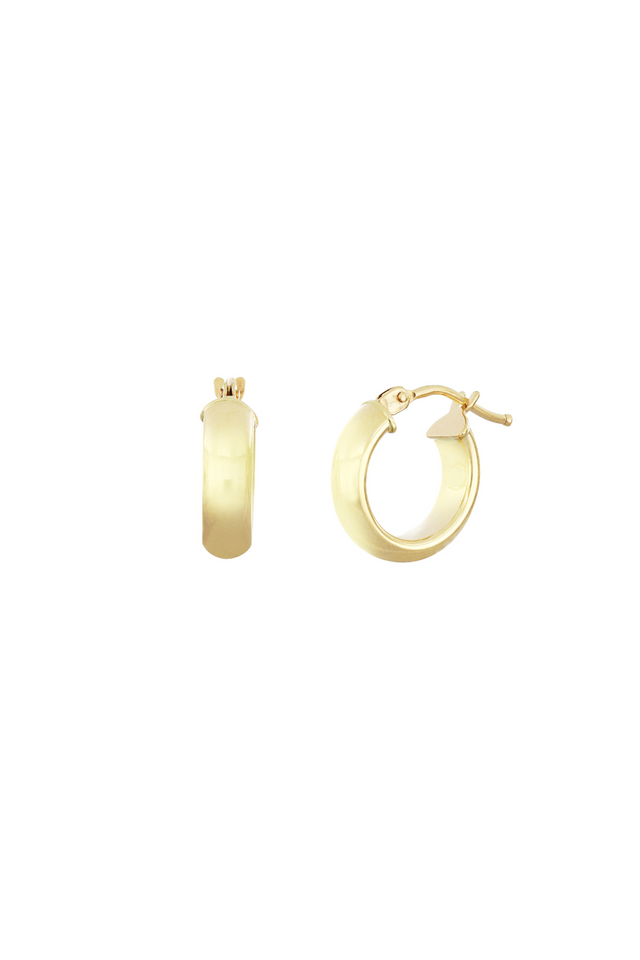 14K Yellow Gold Bony Levy Small Essential Hoop Earrings