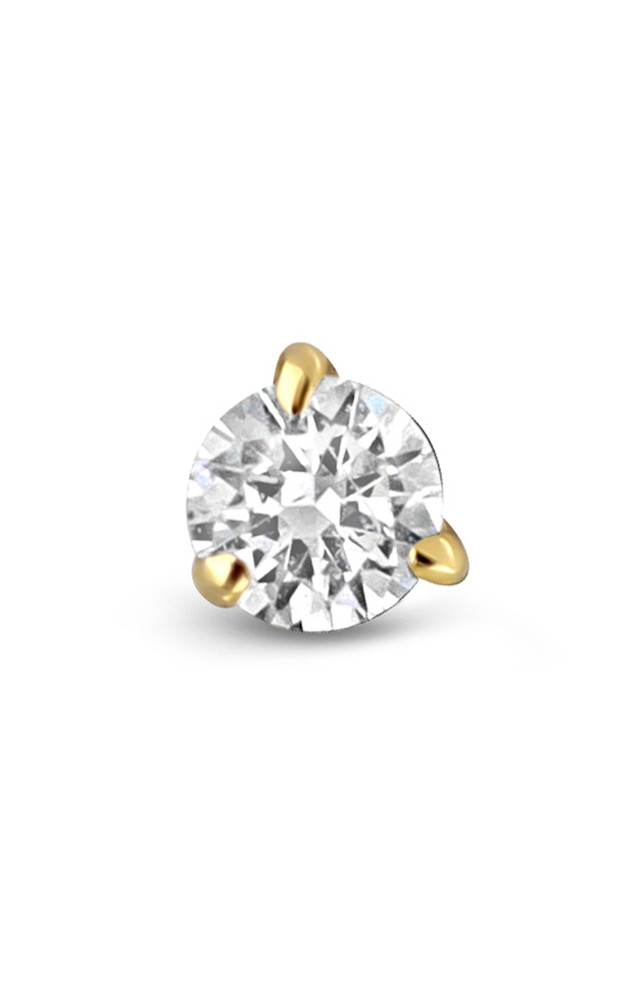 18K Yellow Gold Bony Levy Diamond Single Stud Earring