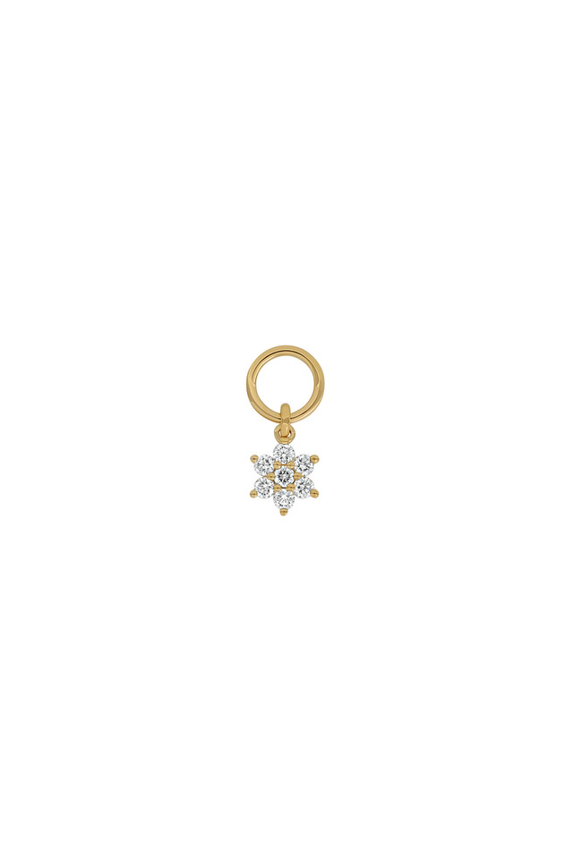 18K Yellow Gold Getty Diamond Charm