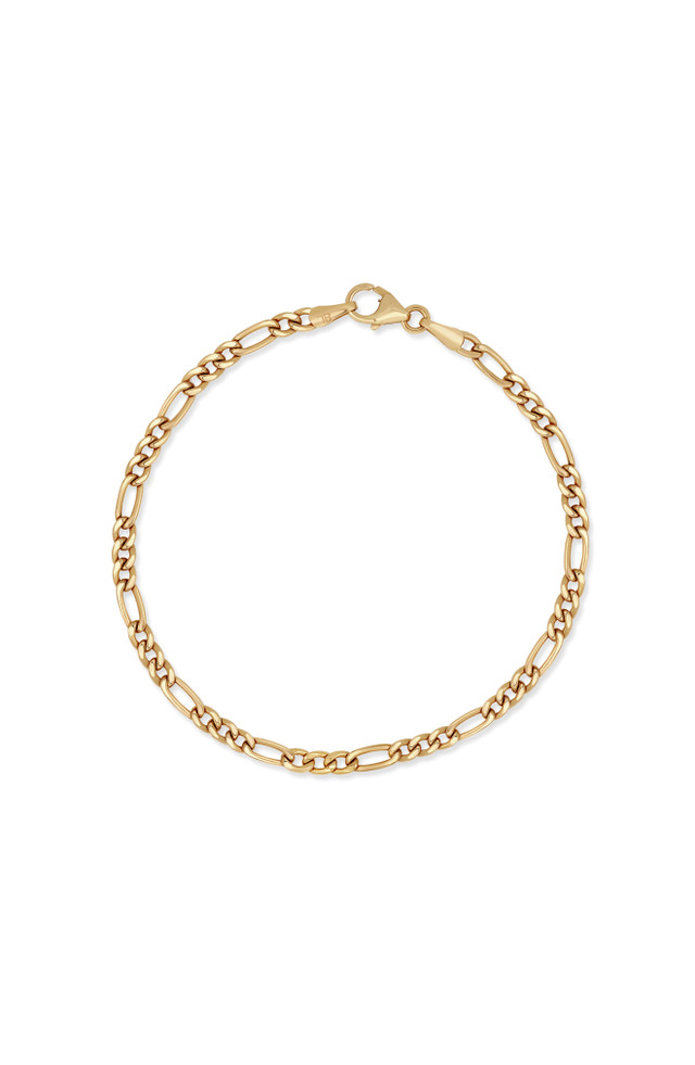 14K Yellow Gold Bony Levy Figaro Chain Bracelet