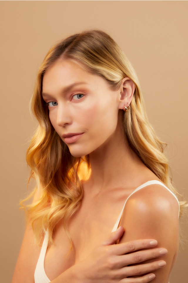 14K Yellow Gold Bony Levy Small Twisted Rope Hoop Earrings 