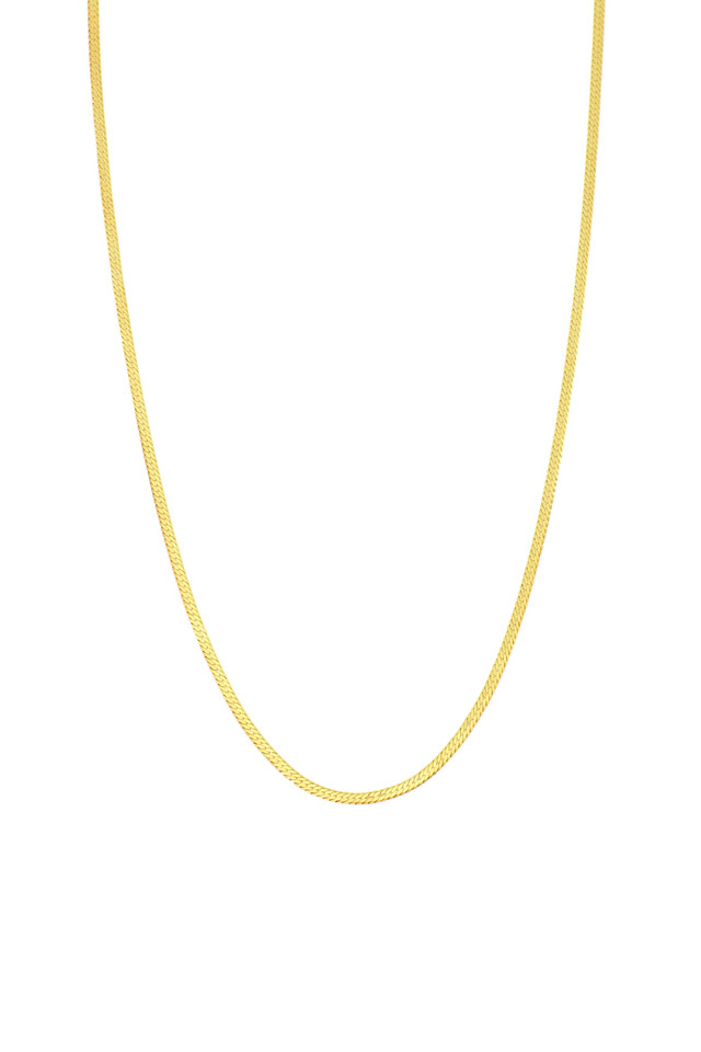 14K Yellow Gold Bony Levy Herringbone Necklace