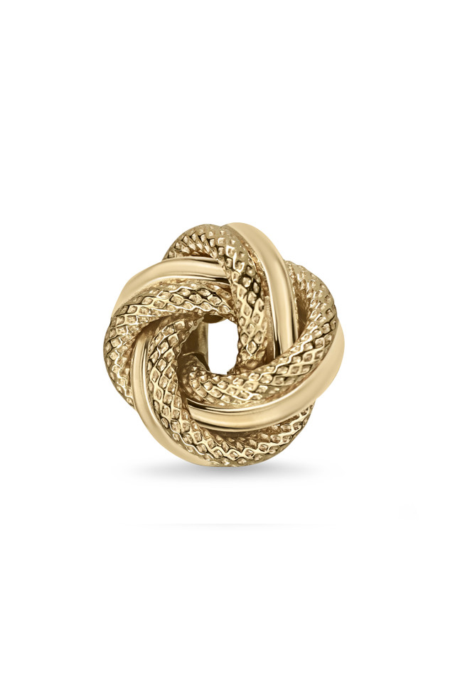 14K Yellow Gold Bony Levy Knot Stud Earrings